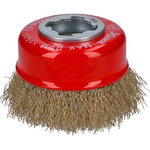 Bosch Accessories Bosch X-LOCK Topfbürste Clean for Metal - 70mm, gewellte Messingbürste 2608620730 1 St.