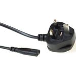 ACT AK5070 1.8m Netzstecker Typ G C7-Koppler Schwarz Stromkabel (AK5070)