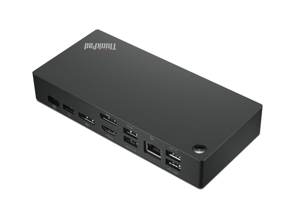 Lenovo ThinkPad Universal USB-C Kabelgebunden USB 3.2 Gen 1 (3.1 Gen 1) Type-C Schwarz (40AY0090SA)