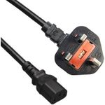 EECONN S12A-044-01007 Stromkabel Schwarz 1,8 m Netzstecker Typ G C13-Koppler (S12A-044-01007)