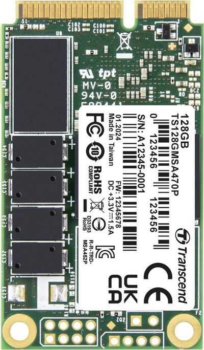 Transcend 256 kB Interne mSATA SSD TS256GMSA470P (TS256GMSA470P)