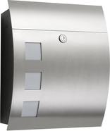 CMD Briefkasten LB24 m. Zeitungsfach Edelstahl/anthrazit (9047)