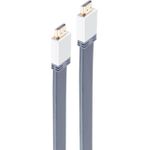 shiverpeaks ®-PROFESSIONAL HDMI Stecker auf HDMI Stecker, verchromte Metall-Stecker, vergoldete Kontakte, --FLACHKABEL---- ULTRA HD, 3D, HEAC, 1,5m (SP77471-FLAT)