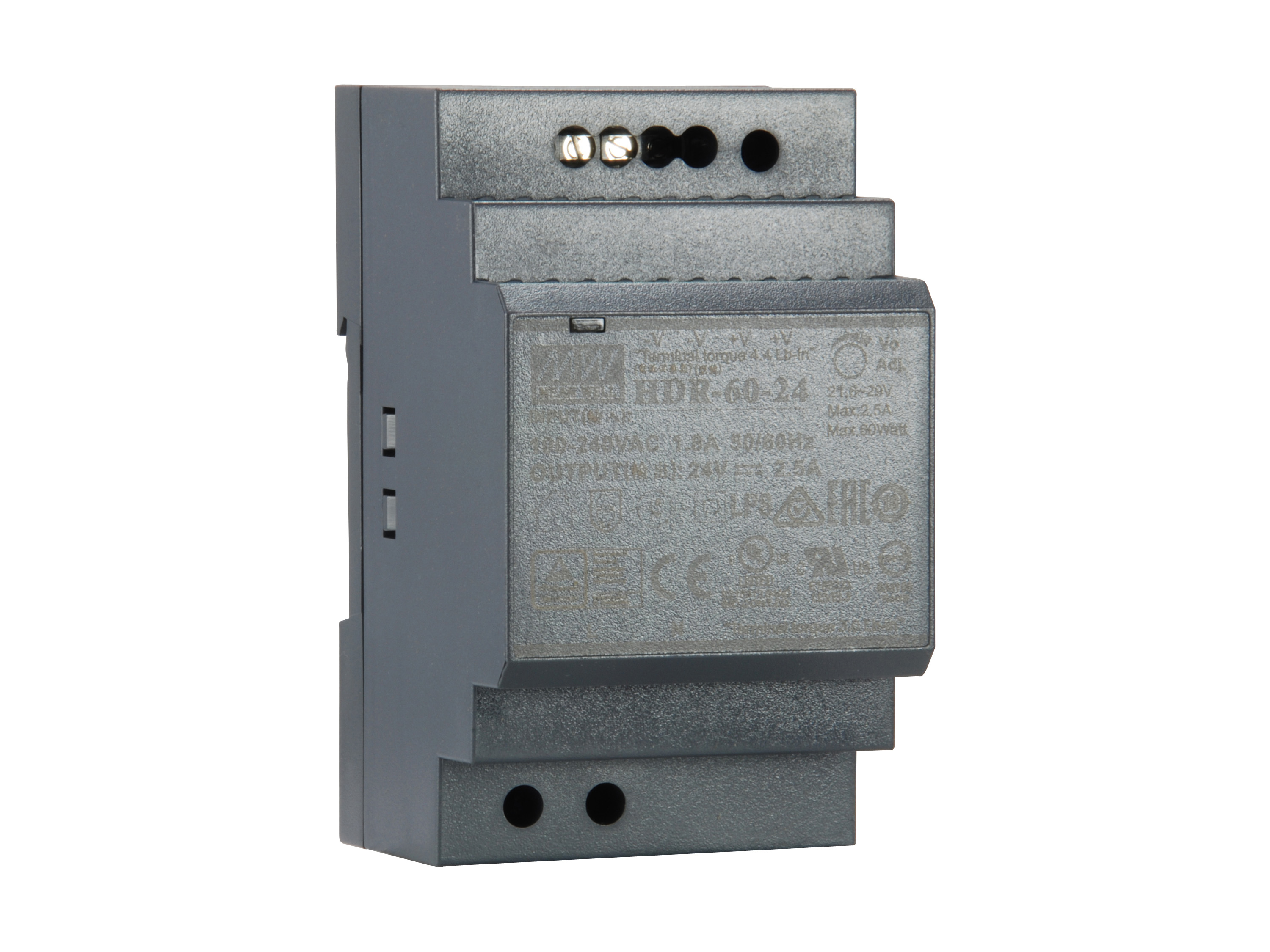 LevelOne POW-2421 Netzteil 60 W 24 V DIN-Schiene Schwarz