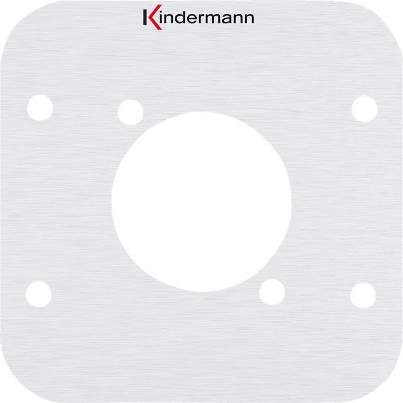 KINDERMANN KIND Konnect 54 alu - Leer- 7441412020 blende 54x54 Ausschn.f.Neutrik D-Serie