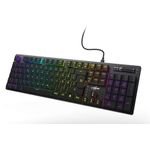 uRage Exodus 910 Low Profile Gaming Tastatur QWERTZ DE Schwarz (00217834)