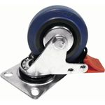 ROADINGER Lenkrolle 75mm blau mit Bremse (30003894)