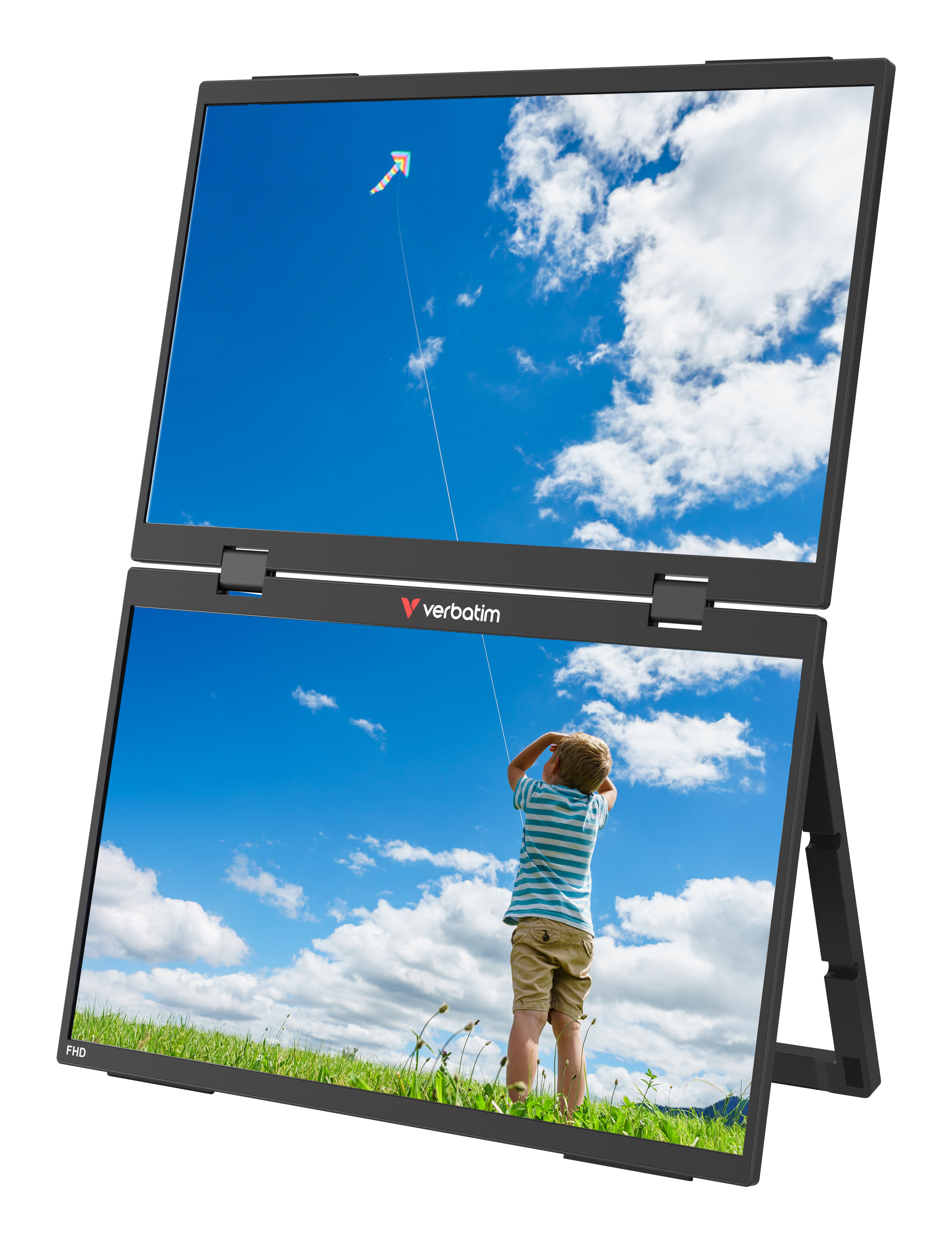 Verbatim Essentials PMT-15 15.6" Full HD IPS Monitor Schwarz