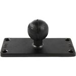 RAM Mounts rechteckige Basisplatte (50,8 x 127 mm) mit C-Kugel (1.5" ) - im Polybeutel (RAM-202U-25)