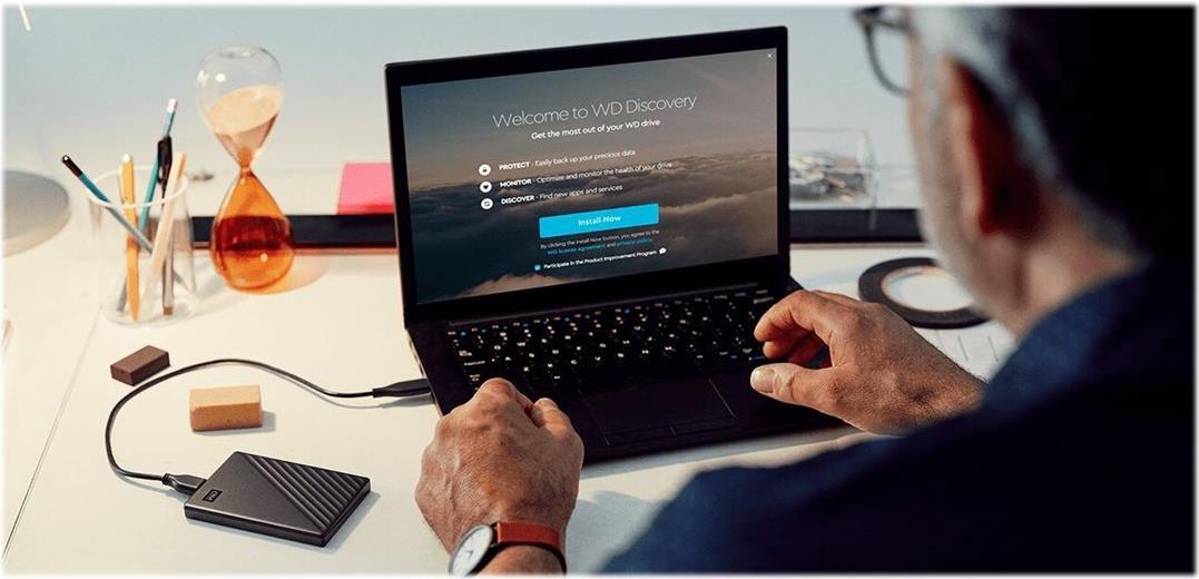 WD My Passport Externe Festplatte 5 TB USB 3.2 Gen 1 Schwarz