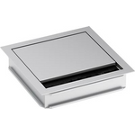 Kabeldurchführung Alu eckig si elox. 930.310 (5073741)