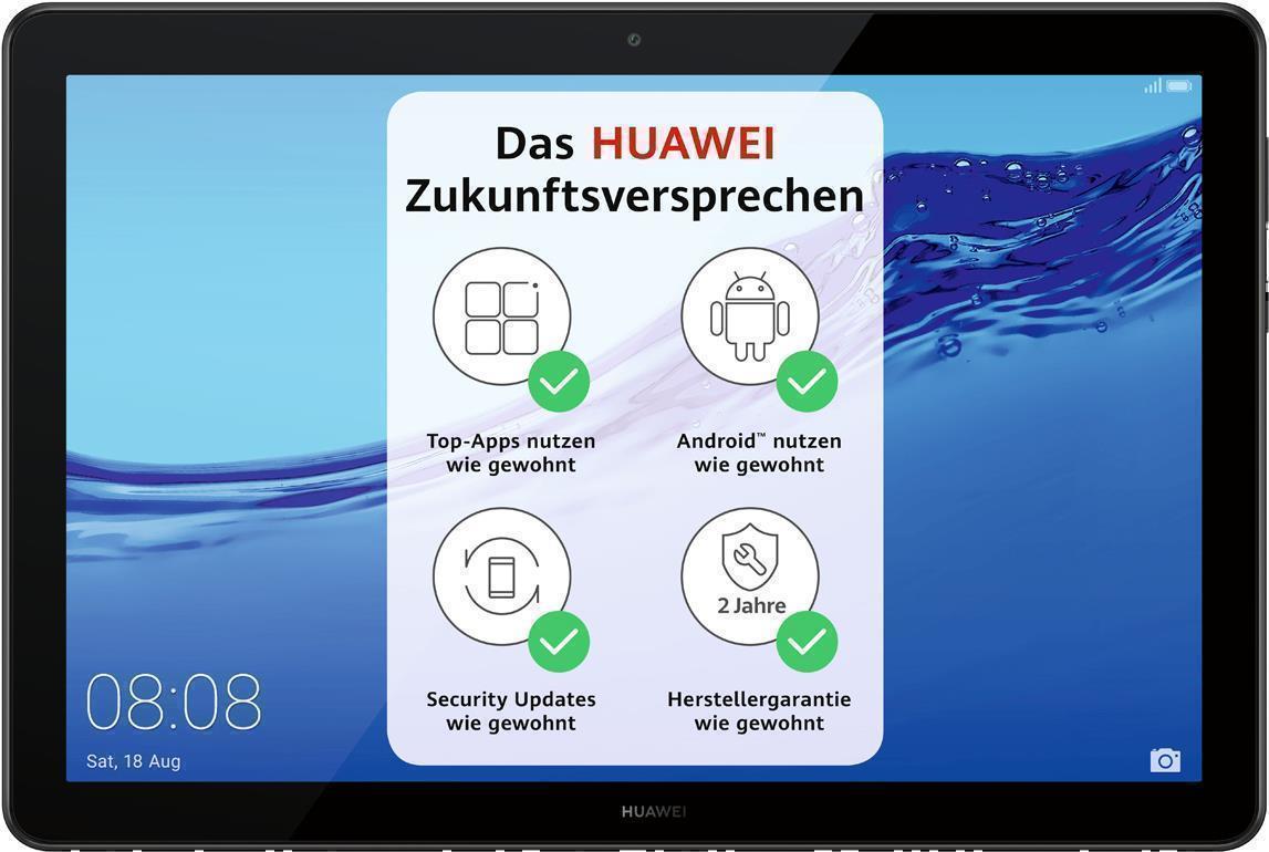 Huawei MediaPad T5 4G LTE 16 GB 25,6 cm (10.1 ) Hisilicon Kirin 2 GB Wi Fi 5 (802.11ac) Android 8.0 Schwarz (53011CHQ)  - Onlineshop JACOB Elektronik