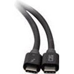 C2G 2,5ft Thunderbolt 4 USB C Cable (C2G28886)