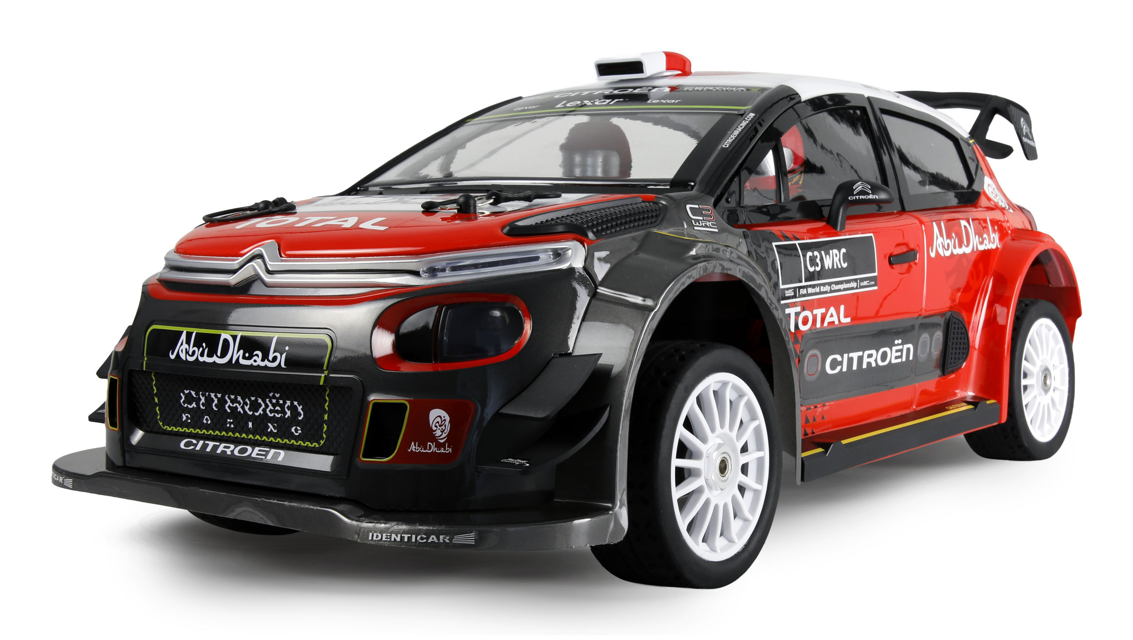 Amewi HyperGo C3 WRC 1:7 RC Rallye Auto Schwarz/Rot