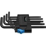 Wera 967/9 TX HF TORX Winkelschraubendreher-Set 9-teilig mit Haltefunktion T8 - T40