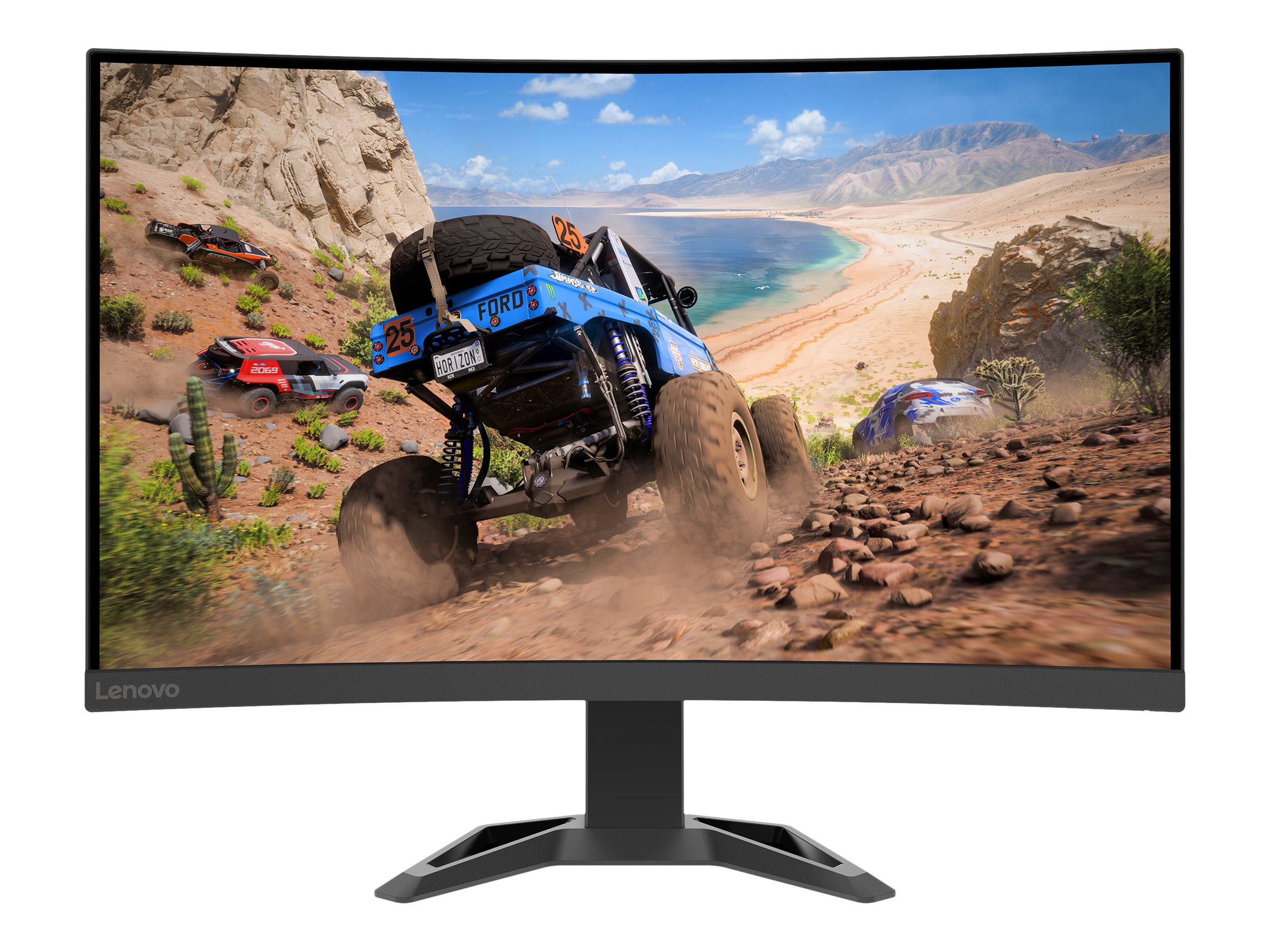 Lenovo G27qc-30 68,6 cm (27 Zoll) 2560 x 1440 Pixel Quad HD Schwarz [Energieklasse F] (66F4GAC2EU)