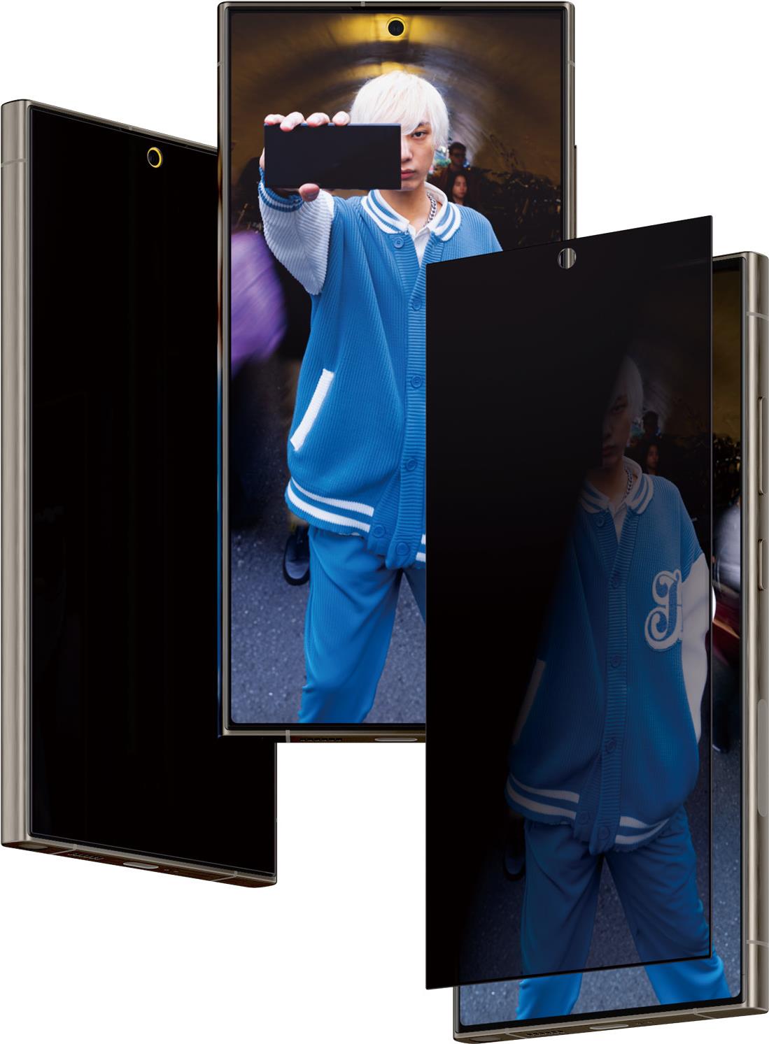 PanzerGlass ® Privacy Displayschutz Samsung Galaxy S24 Ultra | Ultra-Wide Fit m. EasyAligner (P7352)