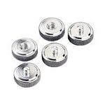 Hama Tripod Conversion Screws - Schraubadapter für Stativ-Kamera-Montage (1/4" bis 3/8" ) (Packung mit 5) (5121)