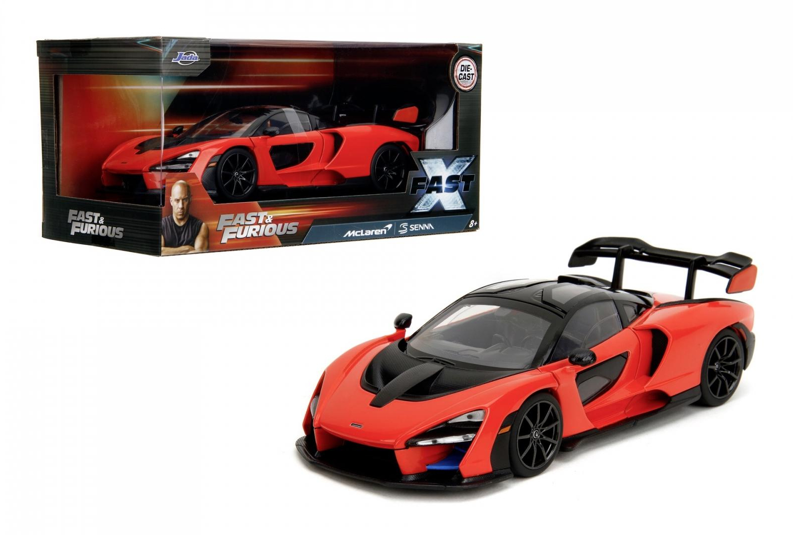 Jada Fast & Furious McLaren Senna Sportwagen-Modell 1:24 Rot