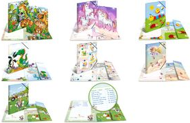 HERMA Eckspannermappe "Einhorn", Karton, DIN A3 Maße: (B)297 x (T)4 x (H)420 mm, mit Innenklappen und - 1 Stück (19457)