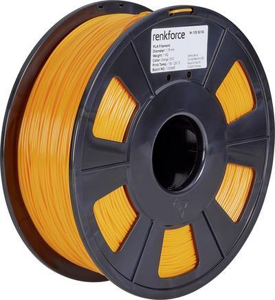 Renkforce RF-4511208 3D-Druckmaterial Polyacticsäure (PLA) Orange 1 kg (RF-4511208)