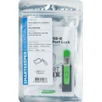 Smartkeeper MUL04PKGN Schnittstellenblockierung Schnittstellenblockierung + Schlüssel Micro USB Type-B Grün Kunststoff 1 Stück(e) (MUL04PKGN)