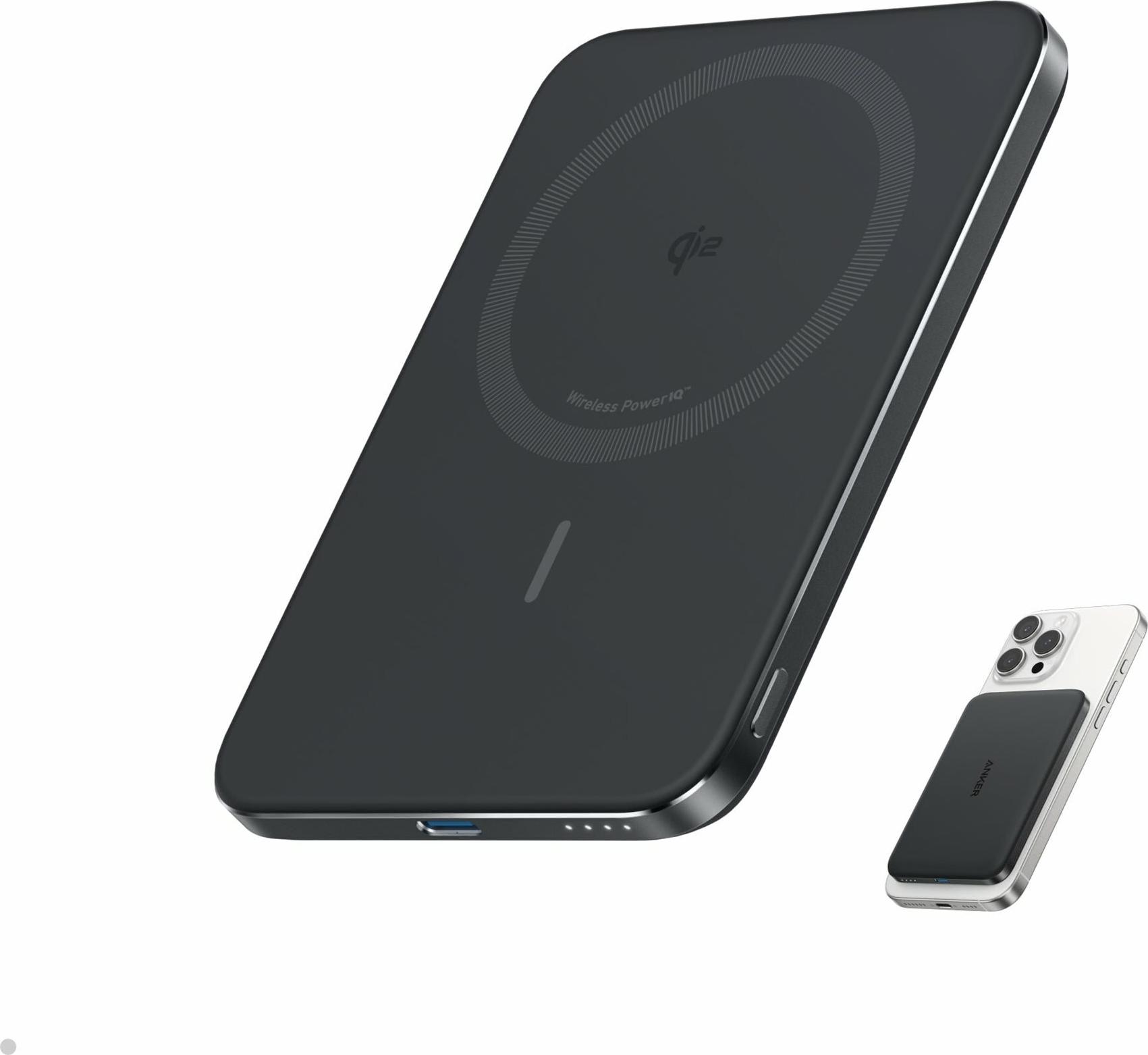 Anker Innovations Nano Magnetic Wireless Power Bank 5 15W Black (A1665H11)