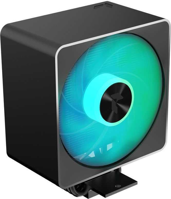 APNX AP1-5PIPE ARGB BK Computerkühlsystem Speichermodul - Prozessor Hybrid-Kühler 12 cm Schwarz 1 Stück(e) (AP1-5PIPE ARGB BK)