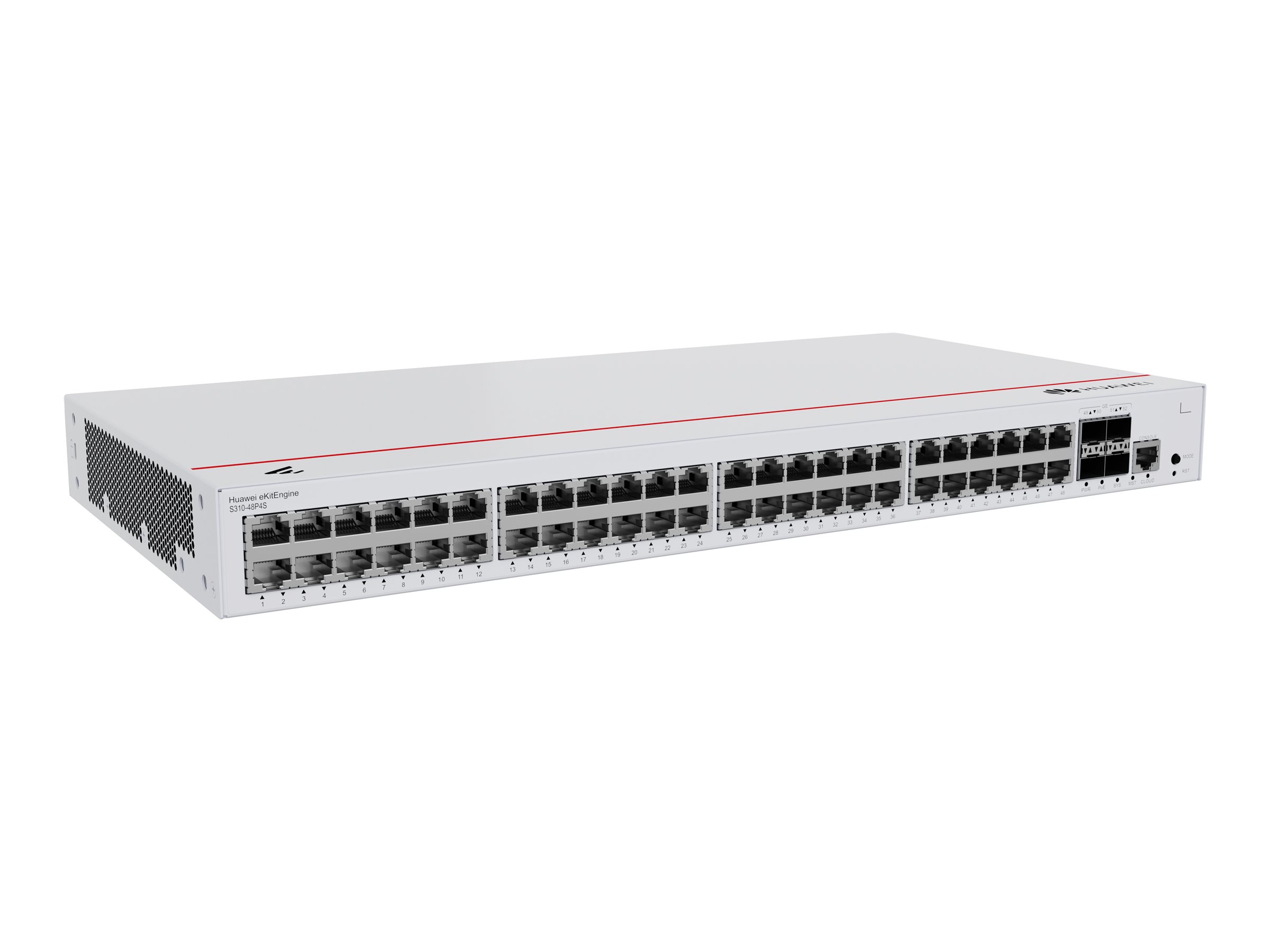 Huawei eKitEngine S310 Series S310-48P4S Managed Gigabit Switch 52 Ports PoE+ Grau