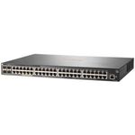 HPE Aruba 2930F 48G PoE+ 4SFP+ - Switch - L3 - verwaltet - 48 x 10/100/1000 (PoE+) + 4 x 1 Gigabit / 10 Gigabit SFP+ - an Rack montierbar - PoE+ (370 W)