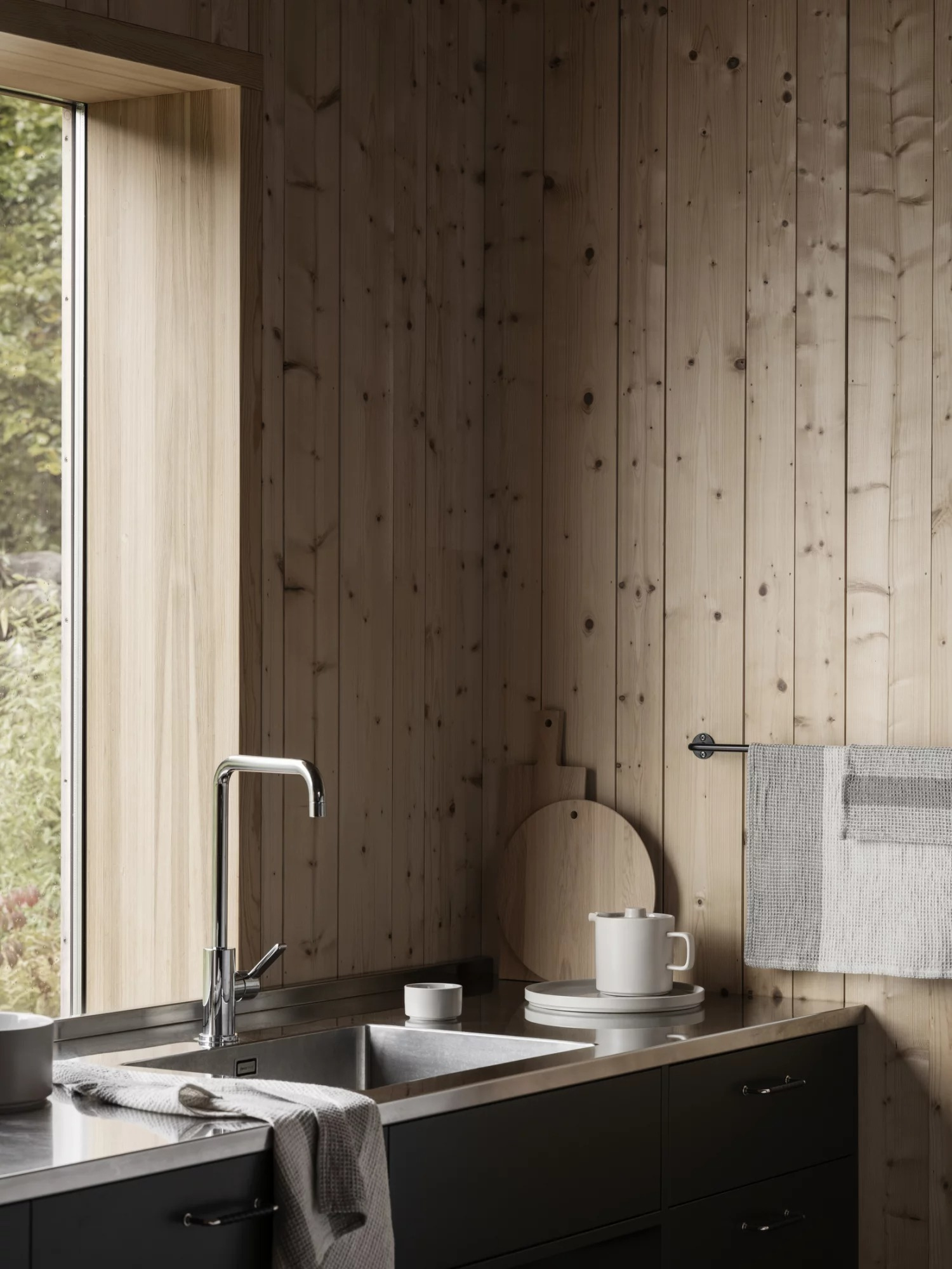 blomus Schneidebrett BORDA Holz Braun