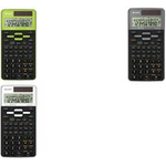 Sharp EL-531TG Taschenrechner Tasche Wissenschaftlicher Taschenrechner Schwarz - Grün (SH-EL531TGGR)