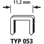 Wolfcraft 2000 Breitrückenklammern 2000 St. 7026000 N/A Abmessungen (B x H) 11.2 mm x 6 mm