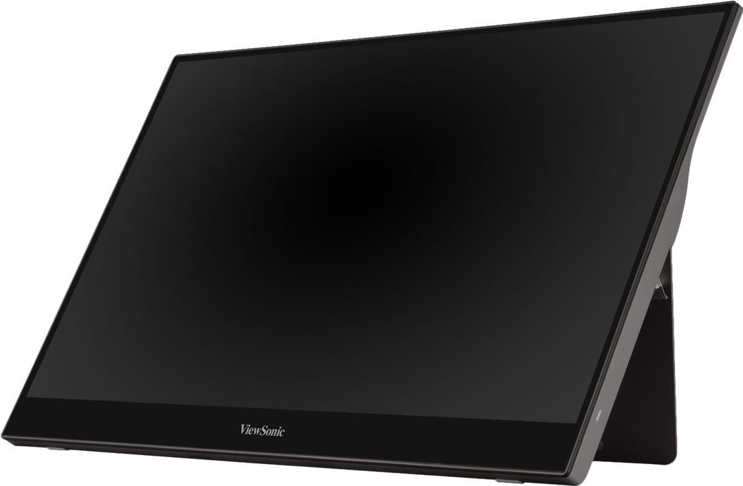 ViewSonic TD1655 Tragbarer Touch-Monitor 15.6" Full HD IPS Mini HDMI USB-C Schwarz, Silber