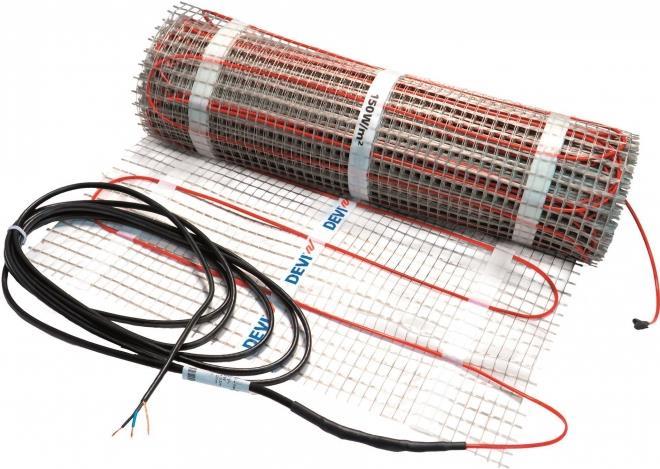 Dünnbettheizmatte mat 150W/qm 5.0qm 0.5x10.0m selbstkl (140F0452)