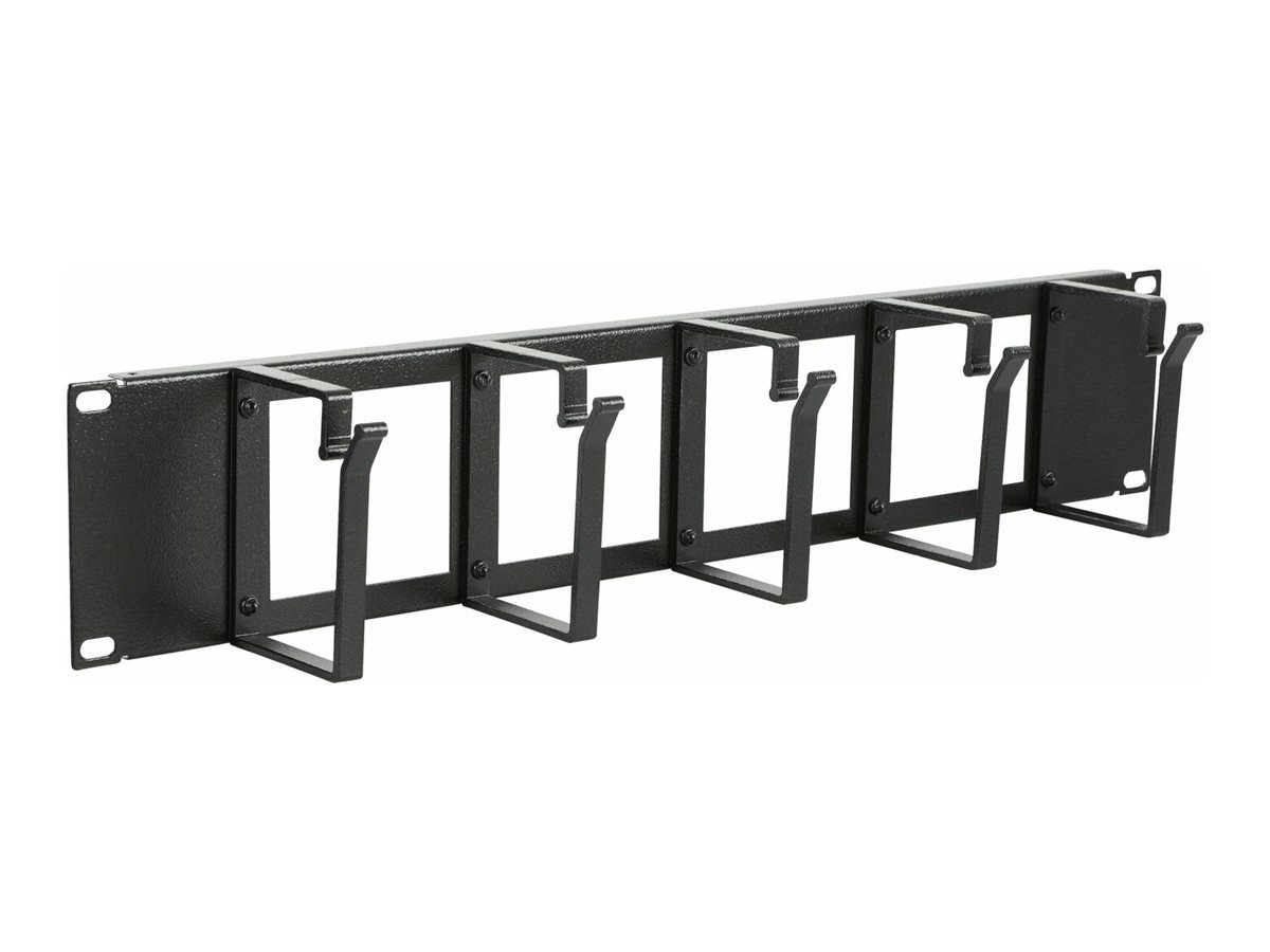 Lanview by Logon RAO115BL 2U 19" Kabelführungsplatte Schwarz, RAL 9005