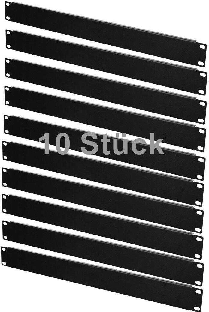 IT-BUDGET SPAR-PACK 10 Stück 19"-Blindplatten/Rackblenden (ZAA90ITBBP1HES)