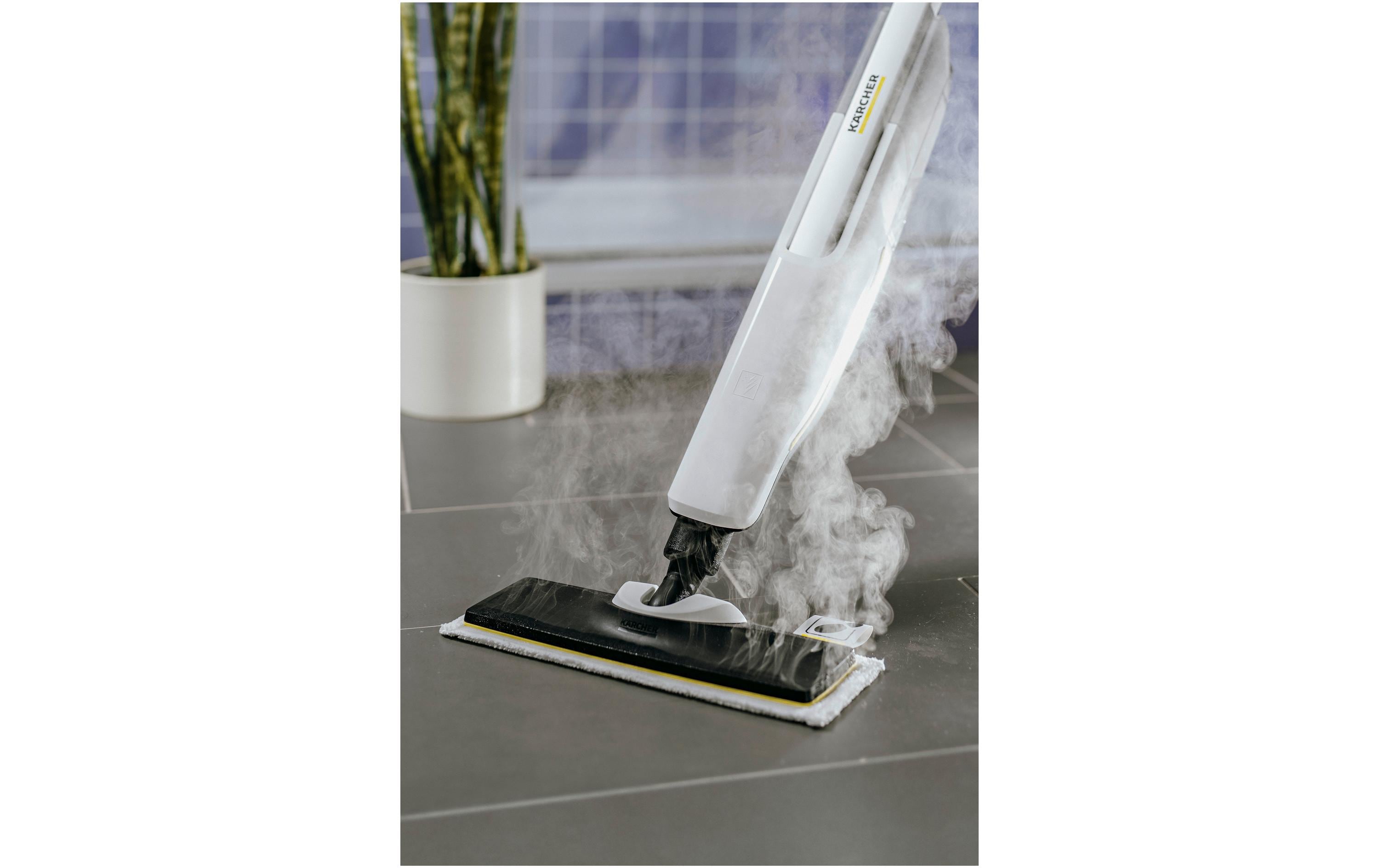 Kärcher Bodentuch-Set EasyFix Universal 2 Stück Mikrofaser Weiß, Gelb