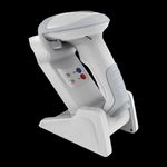 Newland HR32 Marlin HC-Serie, 2D, USB, RS232, Kit (USB), weiß Handscanner, Healthcare, 2D, Imager, Scanrate: 60 scans/sec., desinfizierbares Gehäuse, Anschluß: USB, RS232, inkl.: Kabel (USB, 2m, gerade, weiß), Standfuß (Smartstand), Schutzart: IP52, Farbe: weiß (NLS-HR3280-SF-HC)