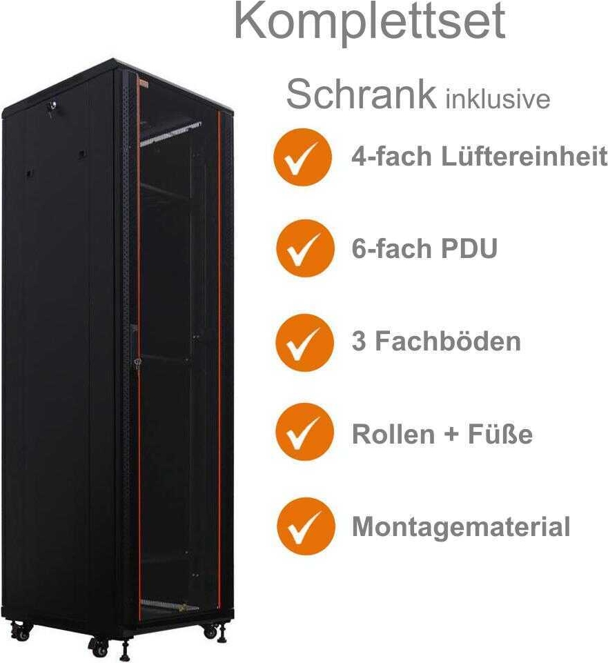 IT-BUDGET 19"-Netzwerkschrank SRK (90ITB19SRK4266GS)