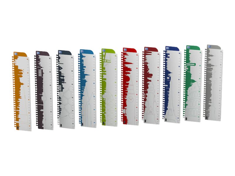 Oxford Office Essentials Spiralbuch DIN A5 kariert 50 Blatt 90 g/m² Blau