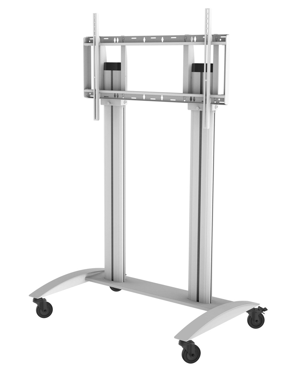 Peerless-AV SmartMount SR598W Multimedia-Rollwagen für 55"–98" Displays bis 136 kg 360° drehbar 5° neigbar Weiß