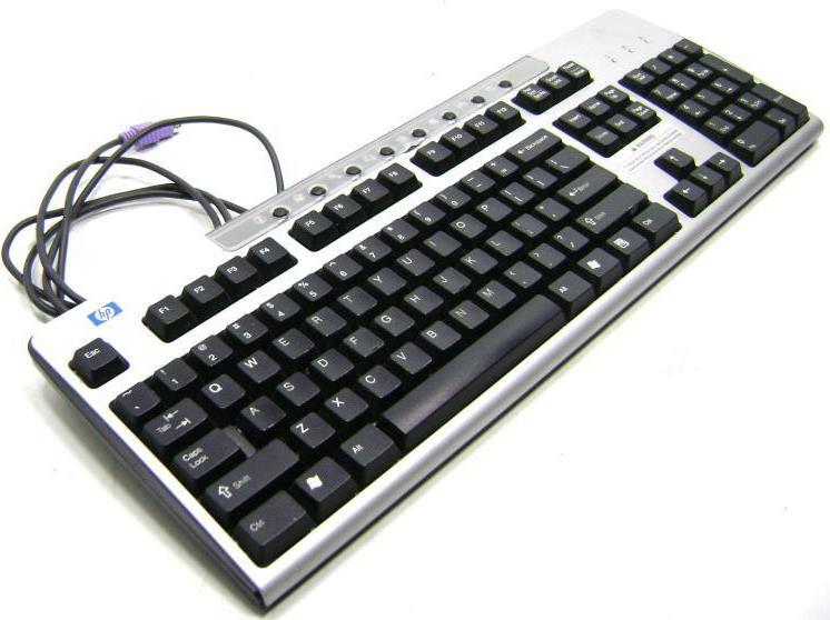 HP PS/2 Easy Access UK Tastatur PS/2 Englisch (271122-035)