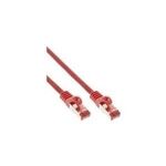 InLine® Patchkabel, S/FTP (PiMf), Cat.6, halogenfrei, rot, 15m (76915R)