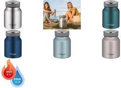 THERMOS Isolier-Speisegefäß TC FOOD JAR, 0,5 L, eisblau doppelwandiger Edelstahl, absolut dicht, gummierter - 1 Stück (4077.341.050)
