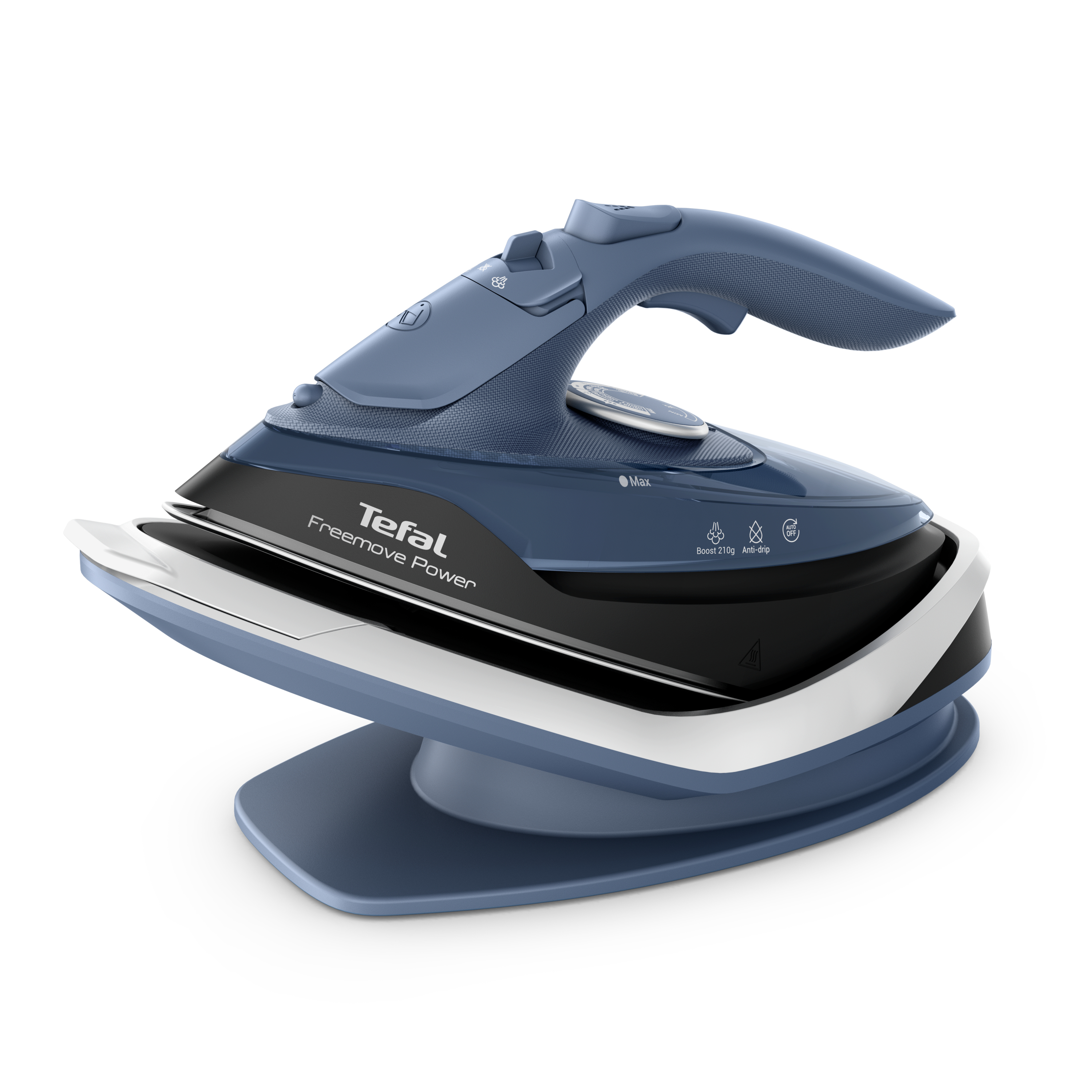 Tefal Freemove Power FV6675E0 Dampfbügeleisen kabellos 2600 W 40 g/min Schwarz, Blau