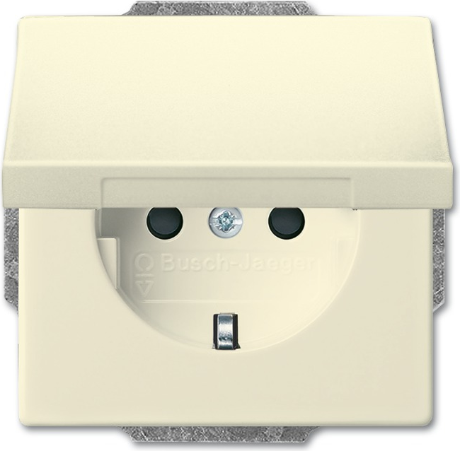 Busch Jaeger 2018-0-1465 Steckdose CEE 7/3 Weiß (2018-0-1465)