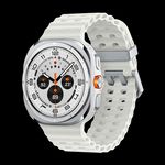 Samsung Galaxy Watch Ultra 47 mm LTE Titanium White - Robustes AMOLED Smartwatch Wear OS