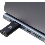 XtremeMac XWH-AAH1-13 USB-Grafikadapter 1920 x 1080 Pixel Schwarz (XWH-AAH1-13)
