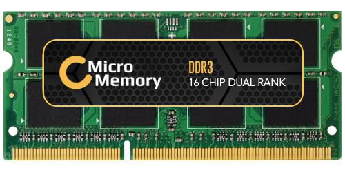 CoreParts MMI9842/4GB 4 GB DDR3 SO DIMM 204-PIN 1066 MHz/PC3-8500 Speichermodul Grün